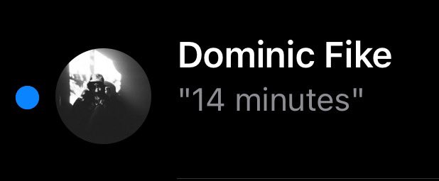 dominic fike stop ominous texting me i thought i was being threatened