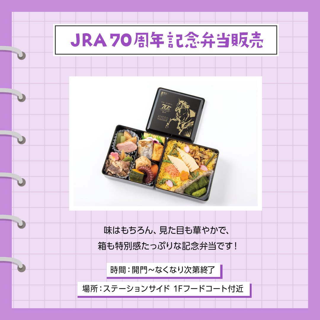 第3回京都競馬の注目イベント／ JRA年間プロモーションキャラクター
