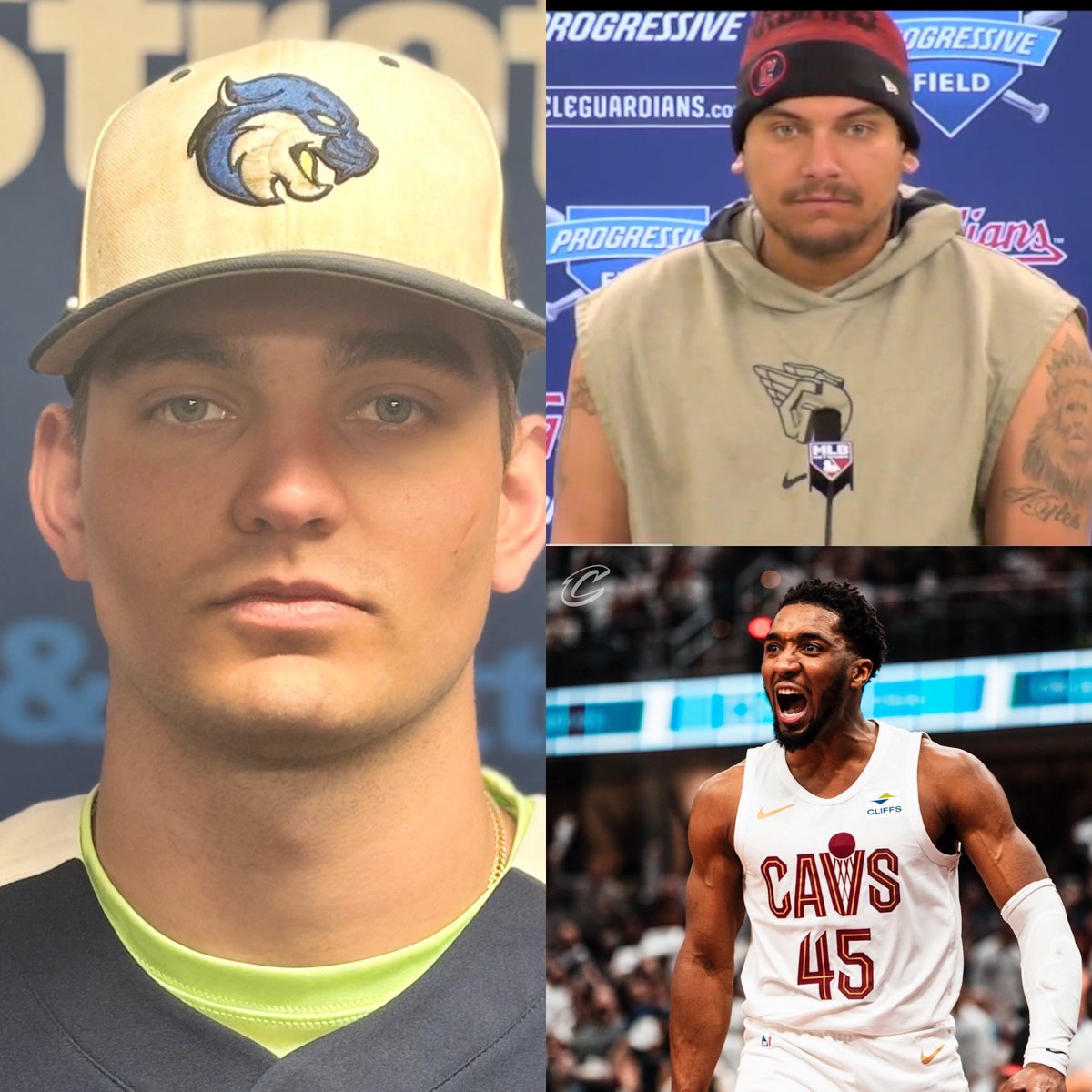 Just 3 CLE dudes that brought the 🔥 this weekend #ForTheLand and they all #LetEmKnow @BSCBobcatsOH @CleGuardians @cavs all with a perfect winning weekend. Here is to another big week ahead with more 💣 on the field and beyond the arc with a few more Ws.