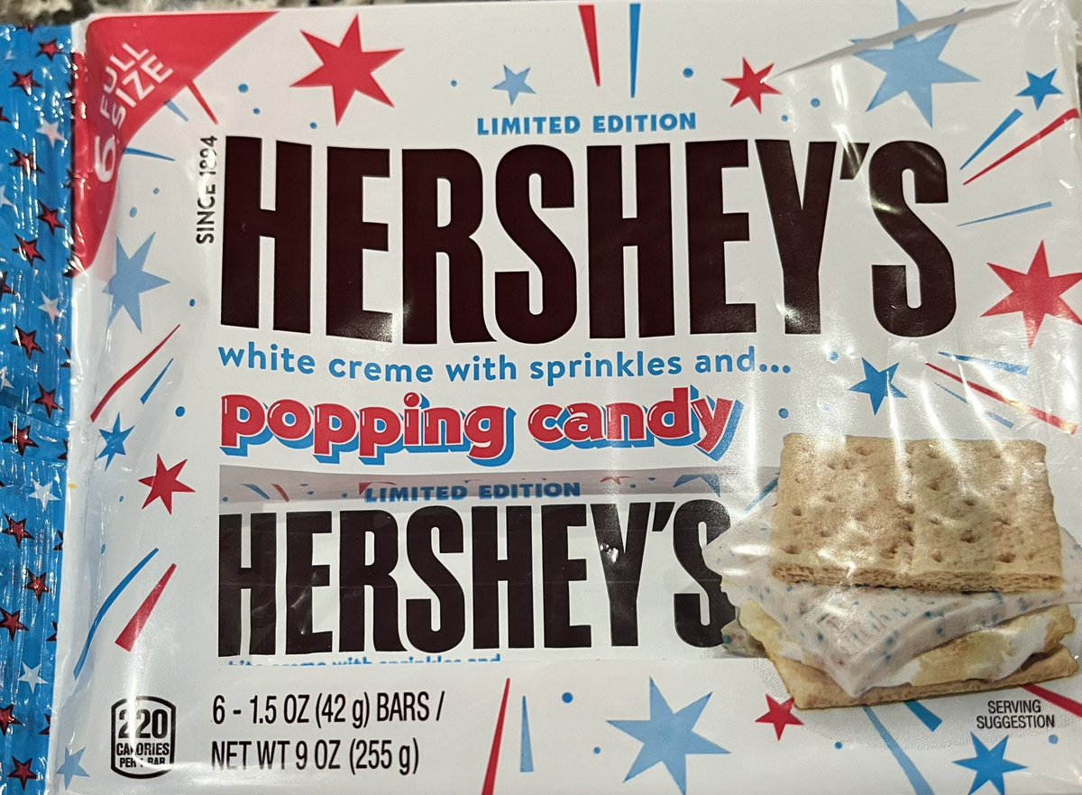 I’m going to assume that some fellow Gen Xer thought the world needed a Pop Rocks + Hershey’s mash-up 😂😂#Hersheys #80skid #GenX