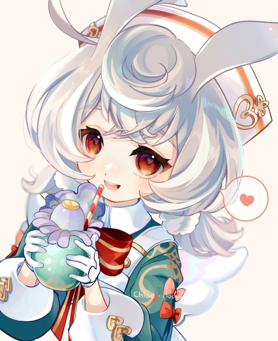 「ついにうちの出番?」長いこと待ってたよ!シグウィンちゃんおめでとうー!(予約投稿です)#Genshinimpact  #hoyocreators 