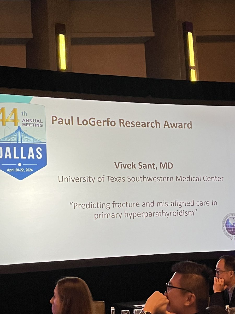 Sarah Oltmann MD (@saraholtmann) on Twitter photo Congratulations <a href="/VivekSantMD/">Vivek Sant, MD</a>
Just the tip of the iceberg of all the funding to come!!! <a href="/UTSWEndocrineS1/">UTSW EndocrineSurgery</a> <a href="/UTSW_Surgery/">UTSW Surgery</a> <a href="/TheAAES/">American Association of Endocrine Surgeons</a> #AAES2024 Congratulations <a href="/VivekSantMD/">Vivek Sant, MD</a>
Just the tip of the iceberg of all the funding to come!!! <a href="/UTSWEndocrineS1/">UTSW EndocrineSurgery</a> <a href="/UTSW_Surgery/">UTSW Surgery</a> <a href="/TheAAES/">American Association of Endocrine Surgeons</a> #AAES2024