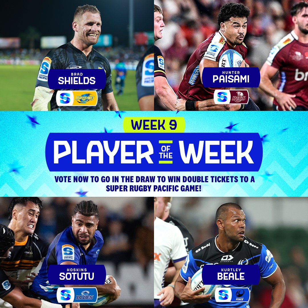 Monster work from these nominees this week! 🤩 Want to win 2 x tickets to a #SuperRugbyPacific game? Head to tradablebits.com/tb_app/501142 to cast your vote and be in with a chance!