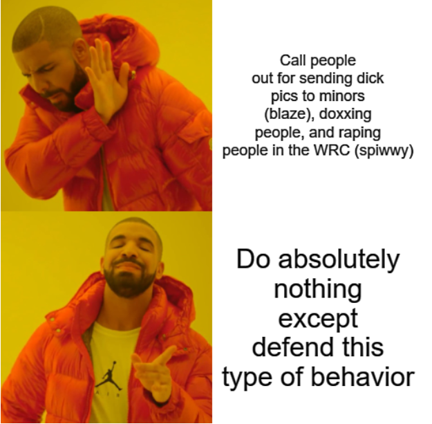 CopyrightisBAD1's tweet photo. The Wipeout Roblox Community in a nutshell: https://t.co/mTU9Cp59N4