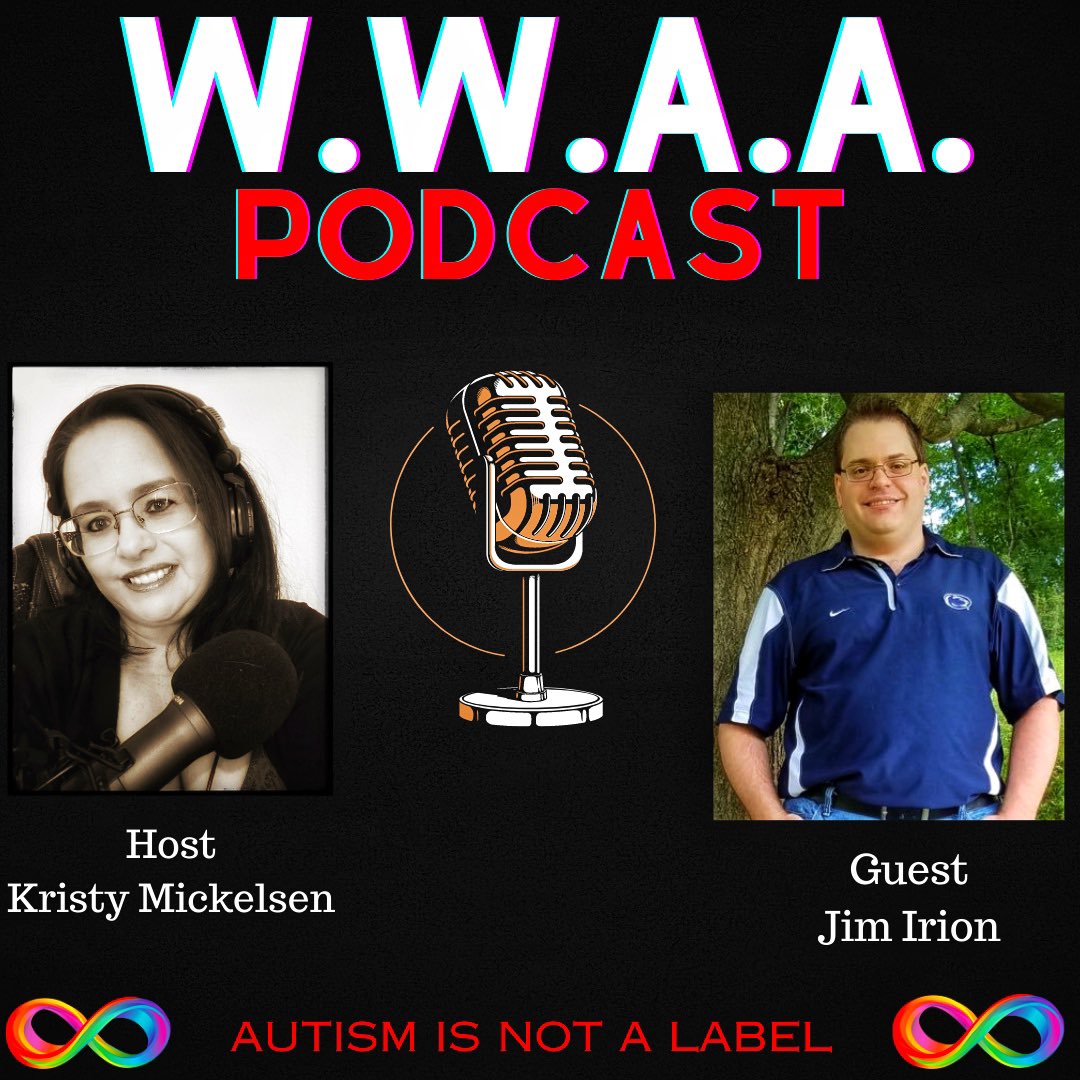 KristyBooks's tweet photo. Check out this new episode of W.W.A.A. podcast with special guest autism and mental health advocate Jim Irion ( @IAmIronMan42522 )
In this episode Jim tells us about being diagnosed later in life with autism, his struggles since being diagnosed and even his struggles with Suicide thoughts and attempts.
ππ»ππ»ππ»ππ»
https://t.co/zpXfN3cxLm