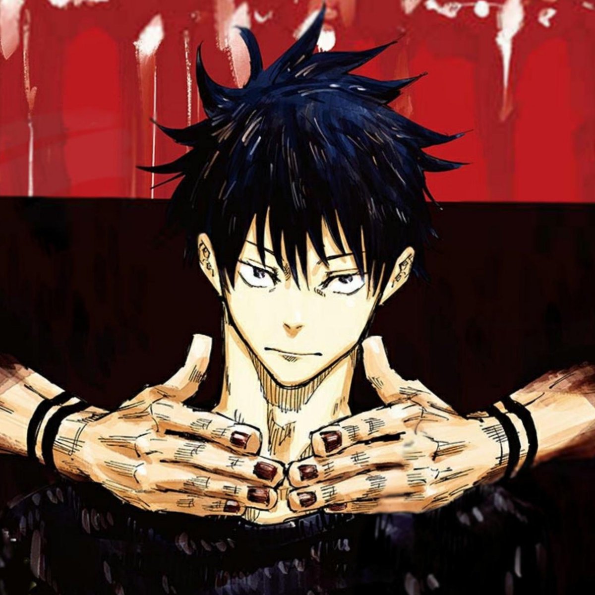 Go_Jover's tweet photo. When you realise Yuji was artificially created to be a Sukuna vessel but the person who had 1 in a Million chance to become Sukuna's vessel was actually Megumi https://t.co/rEP3Ak7TqU