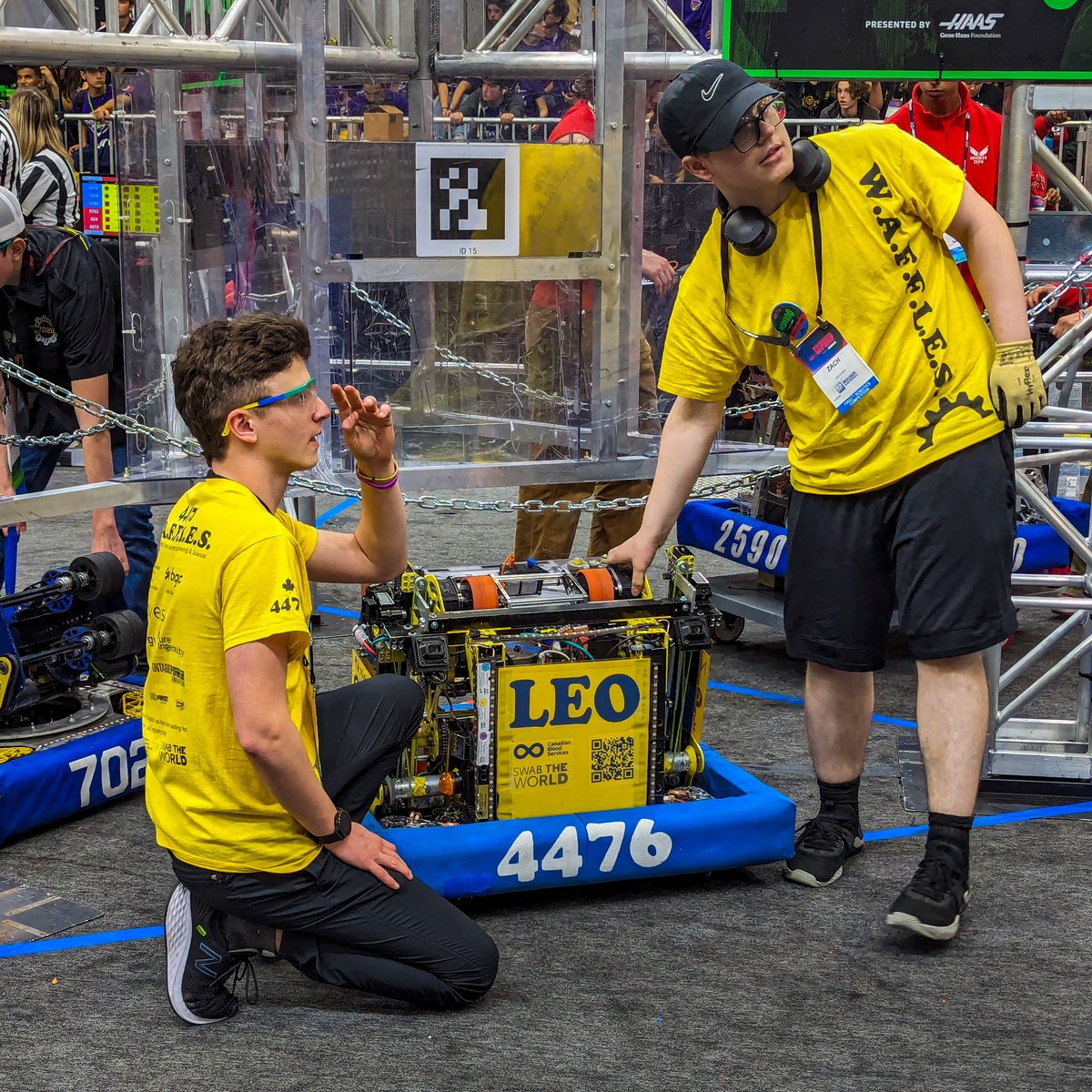 WAFFLESRobotics's tweet image. Our season really came to a Crescendo. Winning the Curie Division as the 8th alliance with @frc2590, #frc7028 and @team190, we went to Einstein and finished 5th in the world.

Easily the best season in our history. Thank you all for the support 💛 #omgrobots #firstinspires #frc