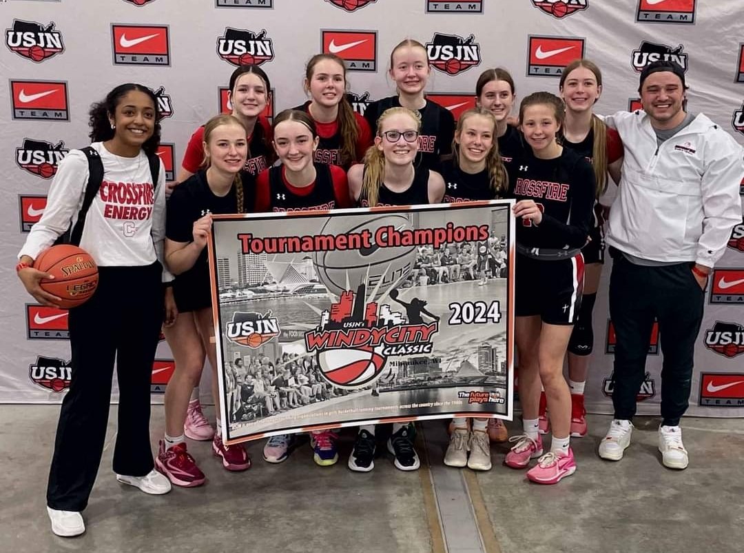 Crossfire 2026 Locke (@2026locke) on Twitter photo A successful business trip to Milwaukee. Everyone of these ladies played a role in us leaving as Champions. <a href="/CrossfireGHoops/">Crossfire Girls Hoops MN AAU</a> <a href="/EricJrAllStar/">EricJrAllStar</a> <a href="/GMacHoops/">Grant McGinnis</a> <a href="/JrAllStarMN/">Minnesota Jr. All-Star GBB</a> <a href="/PGHMinnesota/">Prep Girls Hoops Minnesota</a> <a href="/FiveStateHoops/">Five State Hoops</a> <a href="/USJN/">USJN</a> A successful business trip to Milwaukee. Everyone of these ladies played a role in us leaving as Champions. <a href="/CrossfireGHoops/">Crossfire Girls Hoops MN AAU</a> <a href="/EricJrAllStar/">EricJrAllStar</a> <a href="/GMacHoops/">Grant McGinnis</a> <a href="/JrAllStarMN/">Minnesota Jr. All-Star GBB</a> <a href="/PGHMinnesota/">Prep Girls Hoops Minnesota</a> <a href="/FiveStateHoops/">Five State Hoops</a> <a href="/USJN/">USJN</a>