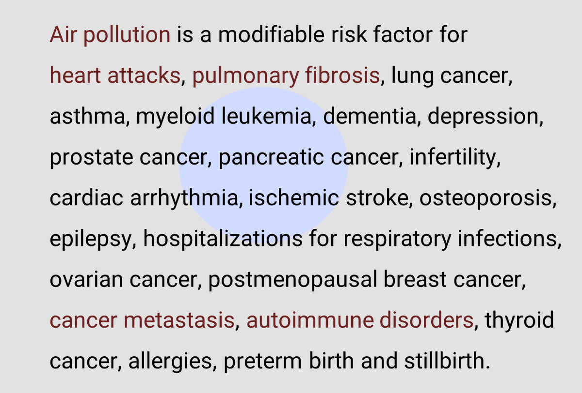 #publichealth #prevention #ecology #ecotoxicology #sustainability #exposome #healthinformatics #WomenInSTEM #AI #ethics #gerontology #HealthForAll #NCDs 

What are the total long-term
health, mental health, preventable disability and aged care costs
associated with air pollution?