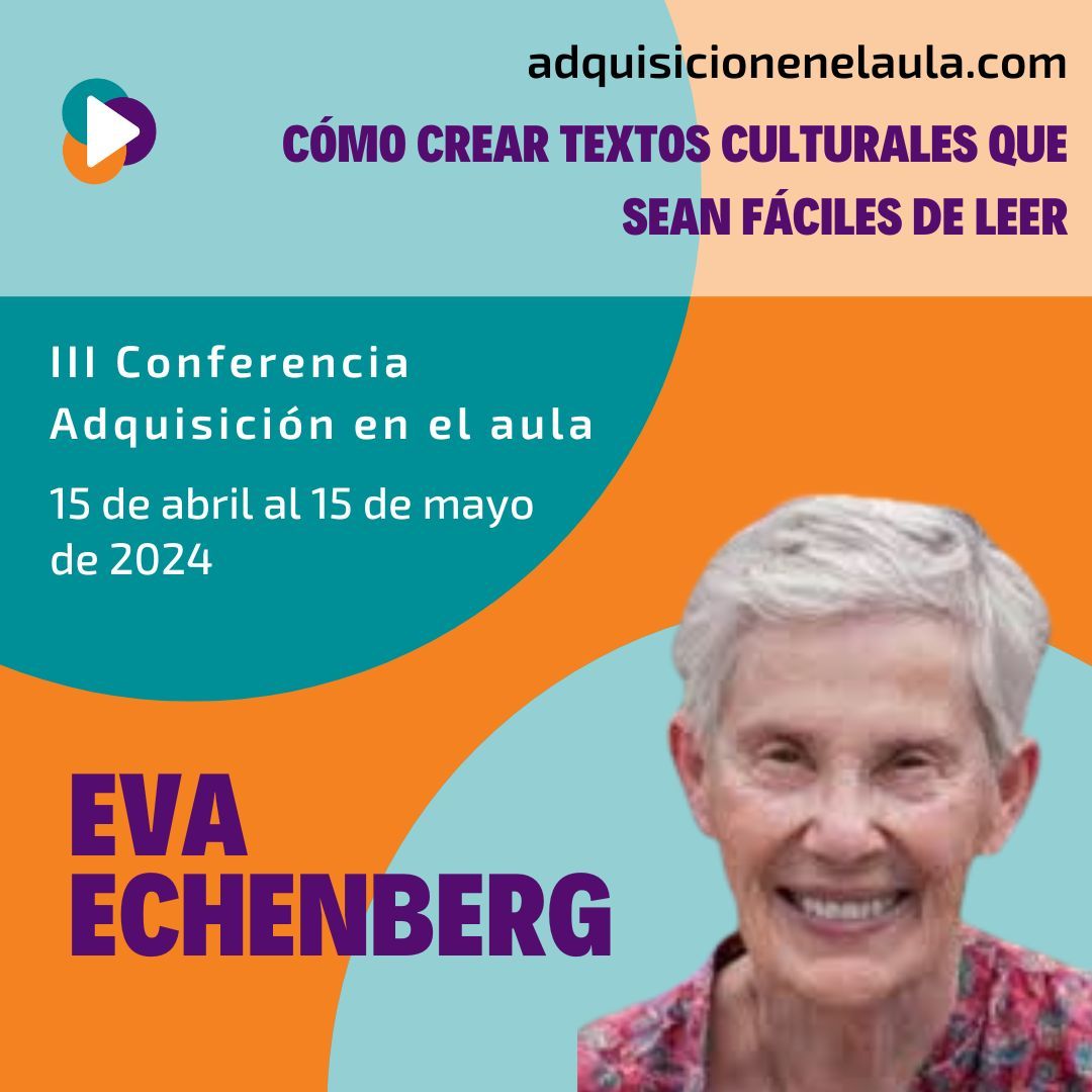 didactas's tweet photo. No se pierdan la presentación de @EvaEchenberg sobre cómo enriquecer sus clases integrando contenido cultural y no ficción. 🌍✨  Contenido disponible hasta el 15 de mayo. Más info: https://t.co/cT3OtjTYLS #adquisicionenelaula #aeea24 https://t.co/qdafFaMbKx