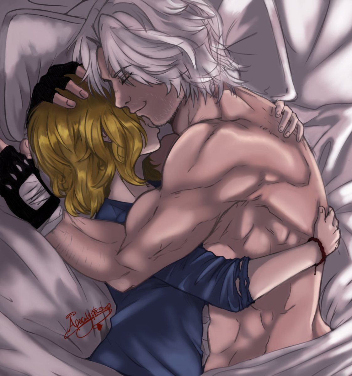 ApocalypticSimp's tweet photo. I just really want to hug this man…🥺❤️💍 #DanteSparda https://t.co/jdLjCpIimJ