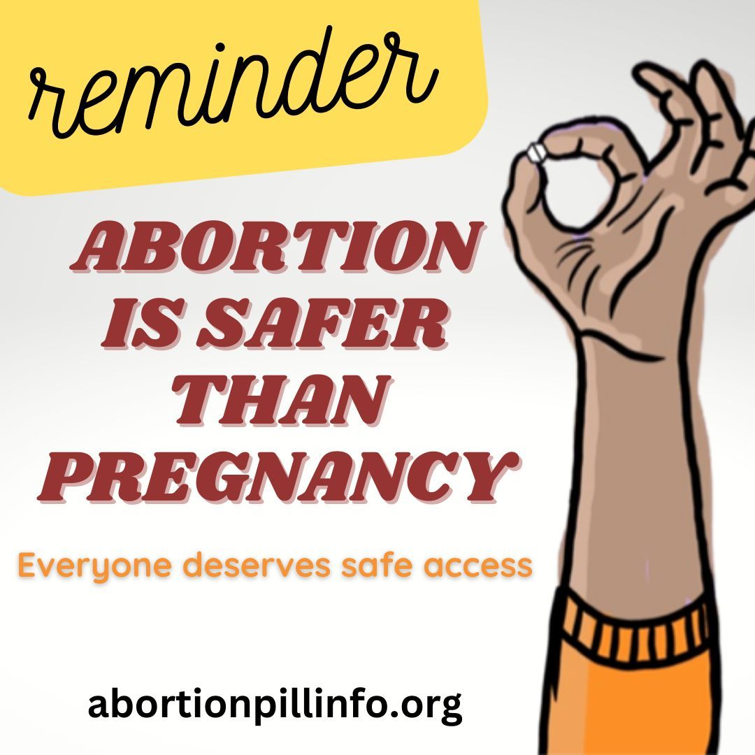 For information about safe, self-managed abortion, visit abortionpillinfo.org
#prochoice #abortion #selfmanagedabortion #abortionpill #abortionpillinfo #reproductiverights #reproductivejustice #keepabortionsafeandlegal #DIYabortion #accessabortion #getanabortion #clinicaccess