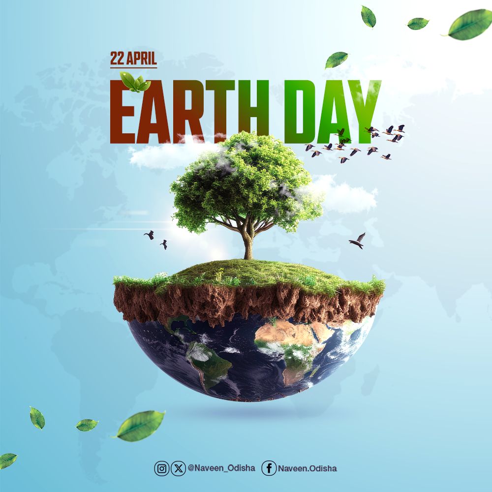 The Earth, our only home, provides us clean air, food, water, materials and space for recreation. On #EarthDay, reaffirm commitment to protect environment, expand forest cover, reduce carbon footprint, promote renewable energy sources for healthier planet and sustainable future.