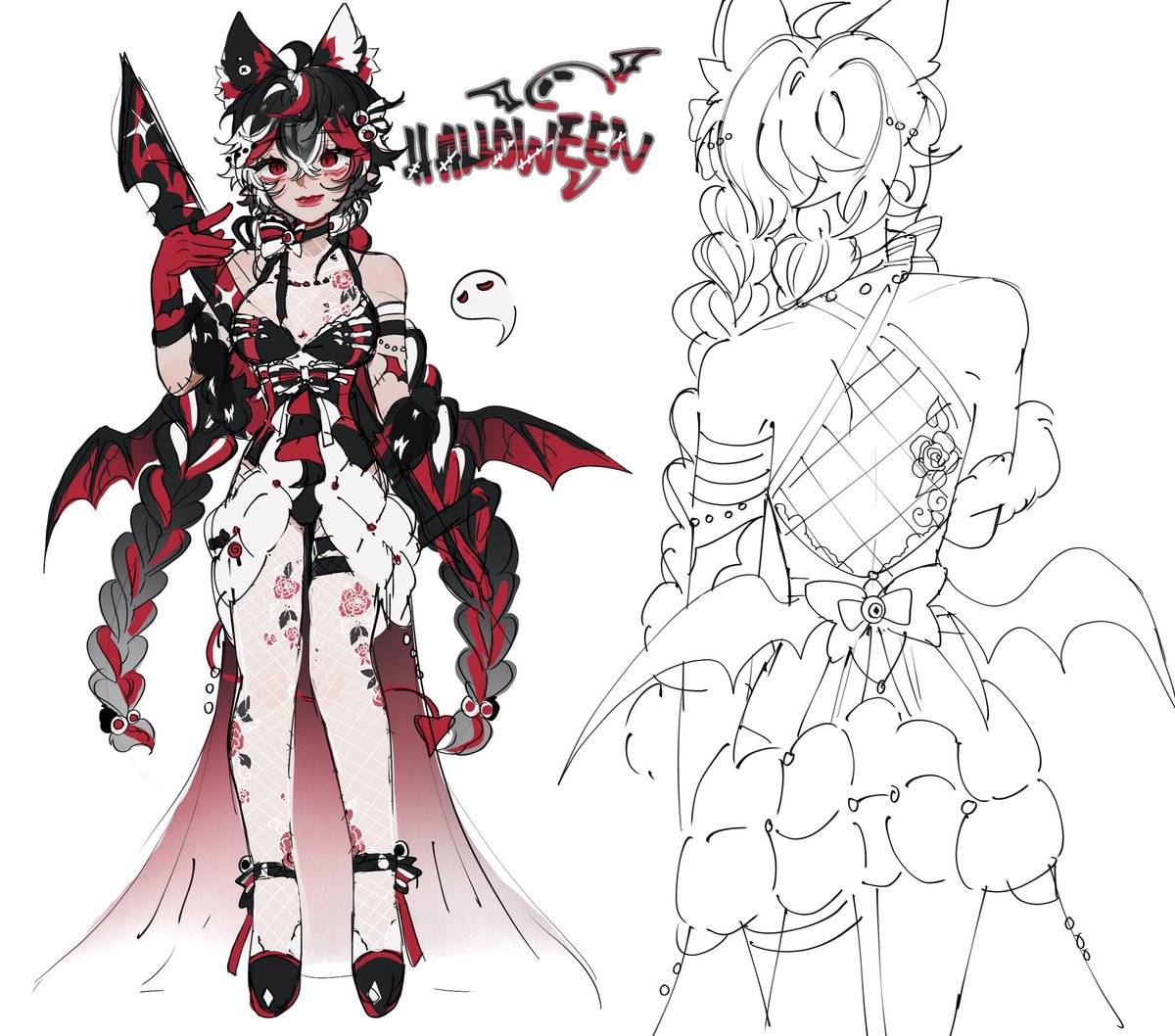 I found an old concept!!! Idk what I’ll do with her yet but huehuehue