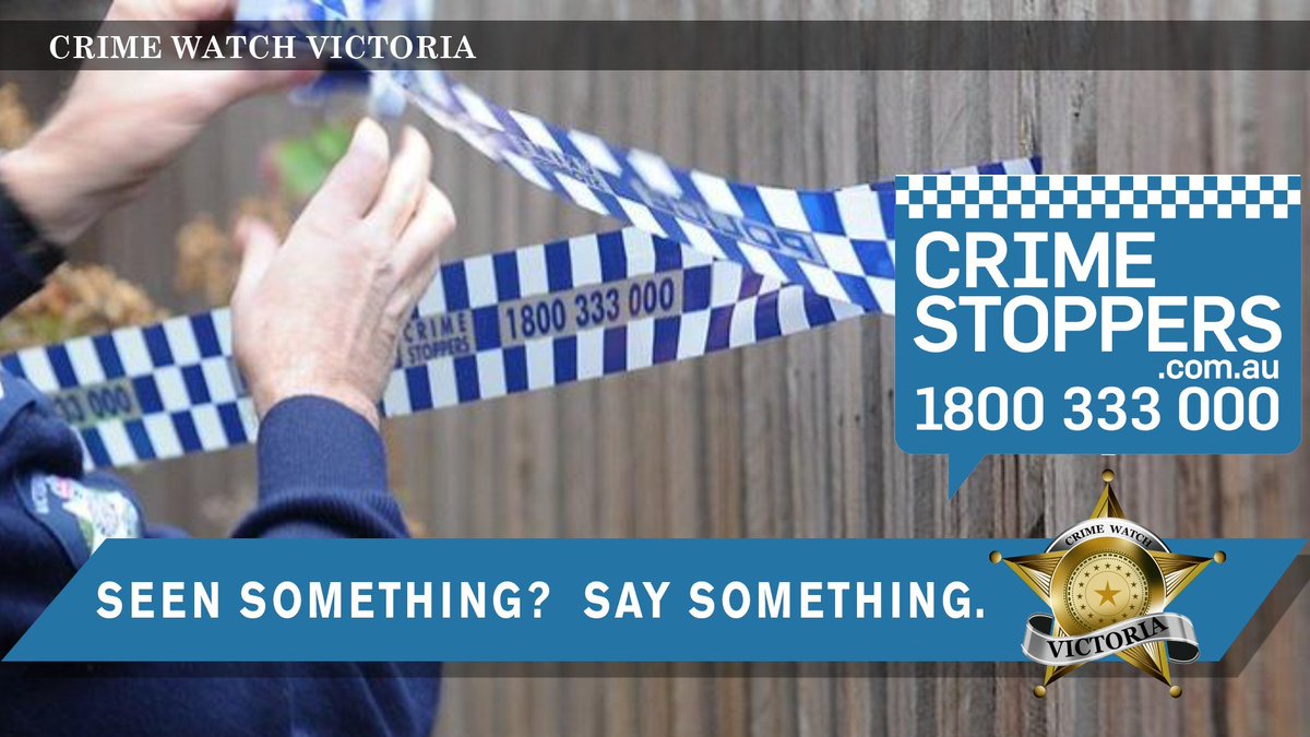 Crime Watch Victoria tweet media