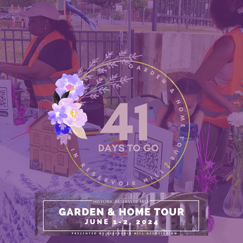 A big week next week in Reservoir Hill and the surrounding community. Stay informed with our community calendar: bit.ly/RHA-Calendar

#ReservoirHill #RHGardenandHomeTour2024 #CommunityCalendar #NeighborhoodAssociation #GardenTour #ReservoirHillAssociation