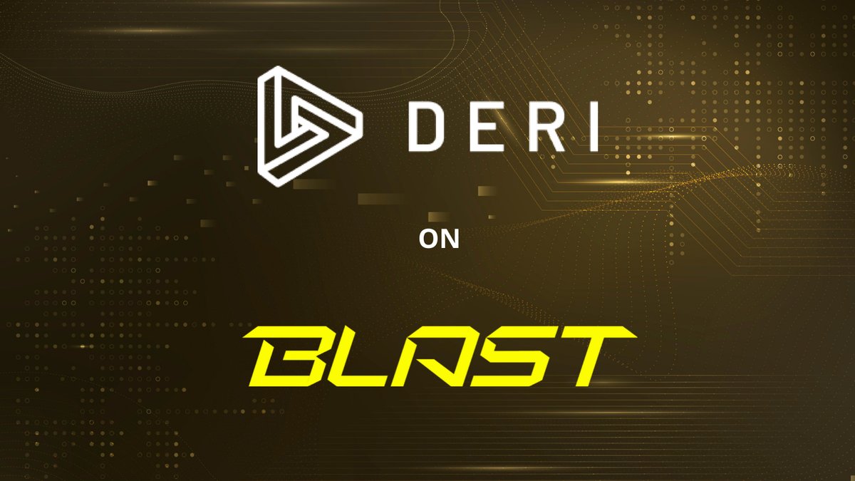 🚀#Deri is now live on @Blast_L2! Your go-to destination for all things derivatives - whether it's hedging, speculating, or arbitraging, do it all smoothly with deri.io. 🩷and 🔁 #Blast_L2 community #Derivatives #DeriProtocol #BTC #ETH