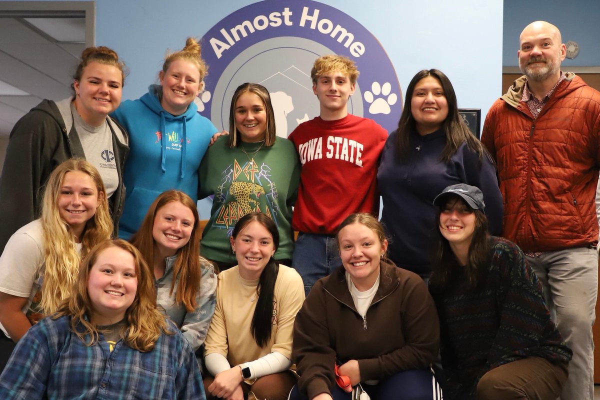 A #TritonShoutout to our Student Senate members! They continued to give back to our communities by volunteering at Almost Home this week to walk, feed, and play with the animals! Images at facebook.com/iowacentral #TritonNation #TheTritonWay #TritonsGiveBack #TritonExperience