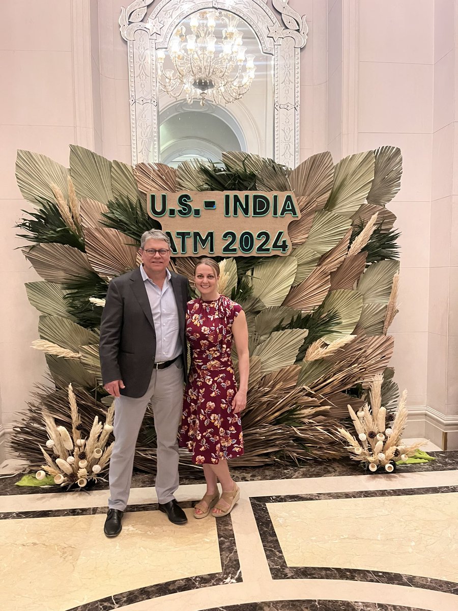 Excited to be in India on the @USDA #AgTradeMission to present on the potential for #bioethanol #cleancooking at the @usgrainscouncil Biofuels Summit! And one of our board members Doug Berven is here talking about #ClimateSmartAg…fun to run into him halfway across the world!