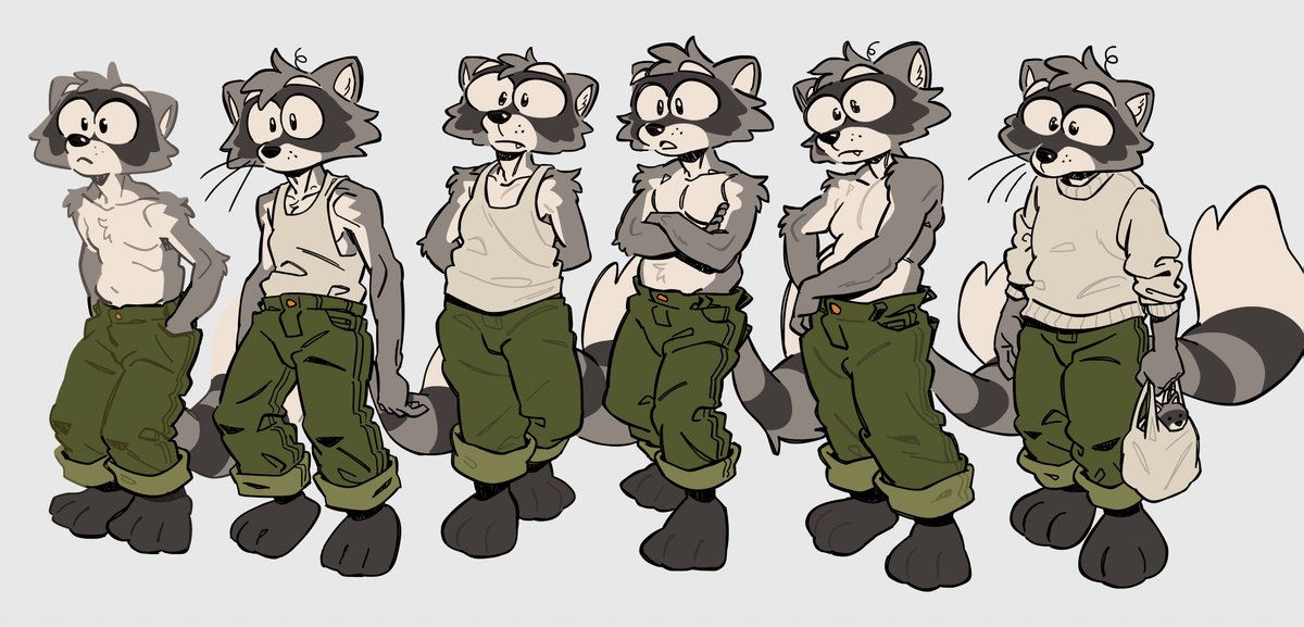 stands around like this