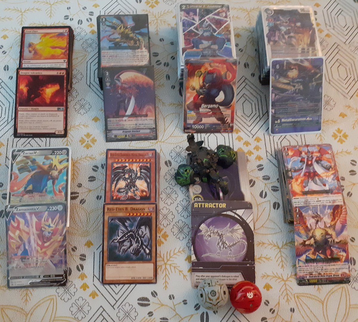 +20 years of card games n.n
#DigimonTCG #DragonBall  #CardfightVanguard #Pokemon #yugiohtcg #Bakugan #MagicTheGathering