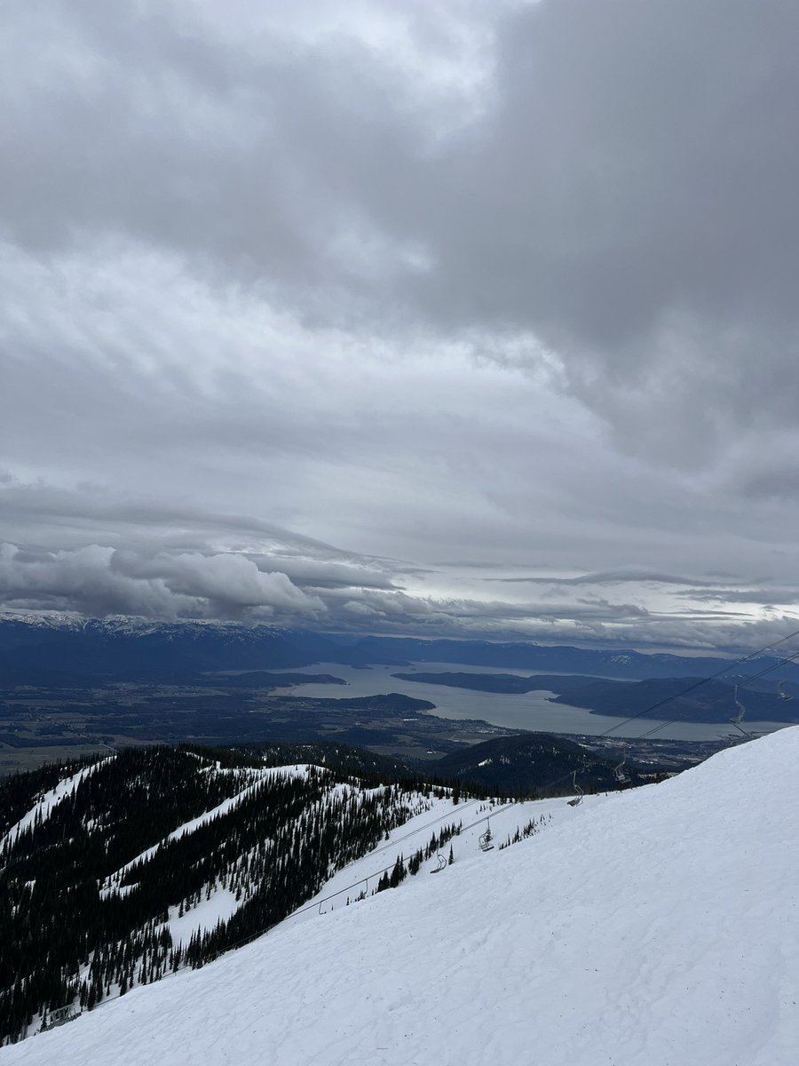 Tripz4Less1's tweet photo. Day 38 
I am in fact DA HO 
Ski Schweitzer (Sandpoint, ID) 
Maybe wish for better snow conditions 
Maybe just happy we’re close to the finish line 
First time in Montana 

PB 
Food $18
Sticker $3 
Gas $33

Saved 
Lift ticket $155
Hotel $110

#Skiidaho #ikon #travel #tired https://t.co/G9MxpnfbNi