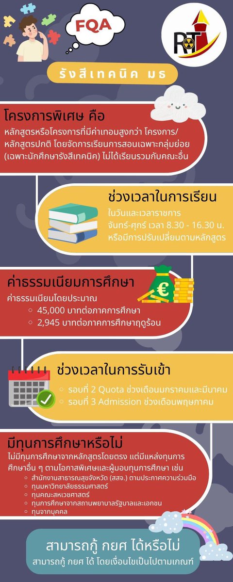 RTTUofficial's tweet photo. คำถามที่ถามบ่อย
#RTTU #รังสีเทคนิคมธ #รังสีเทคนิค https://t.co/mJ5djt13Ng