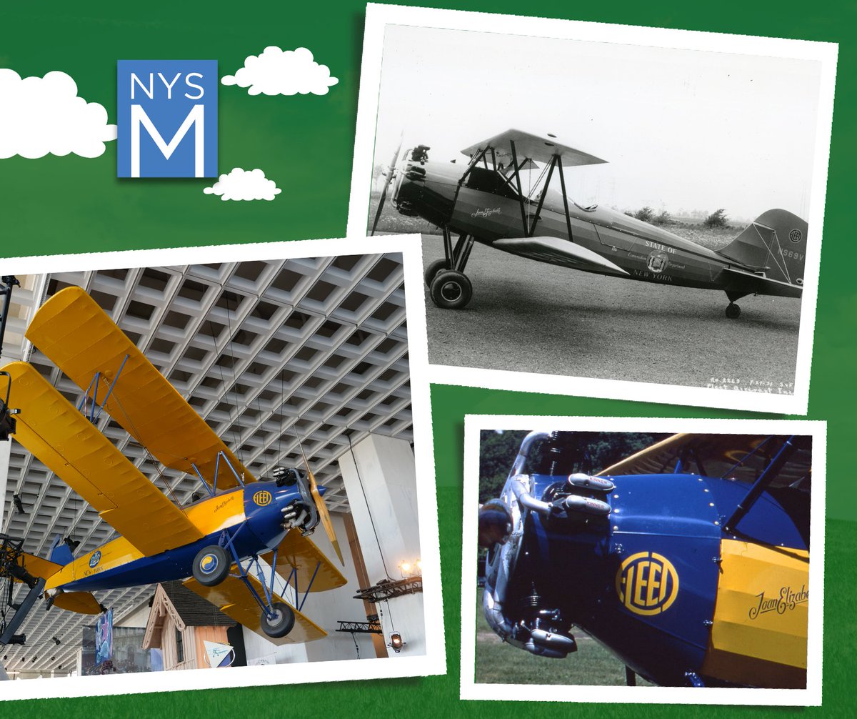 This #EarthDay, discover a pioneering aircraft from NY that helped protect our state from above: the 1931 Fleet 'Sport 8' biplane. Operated by the @NYSDEC , it played a key role in early forest fire detection, aiding in rescue missions, and capturing aerial photographs.