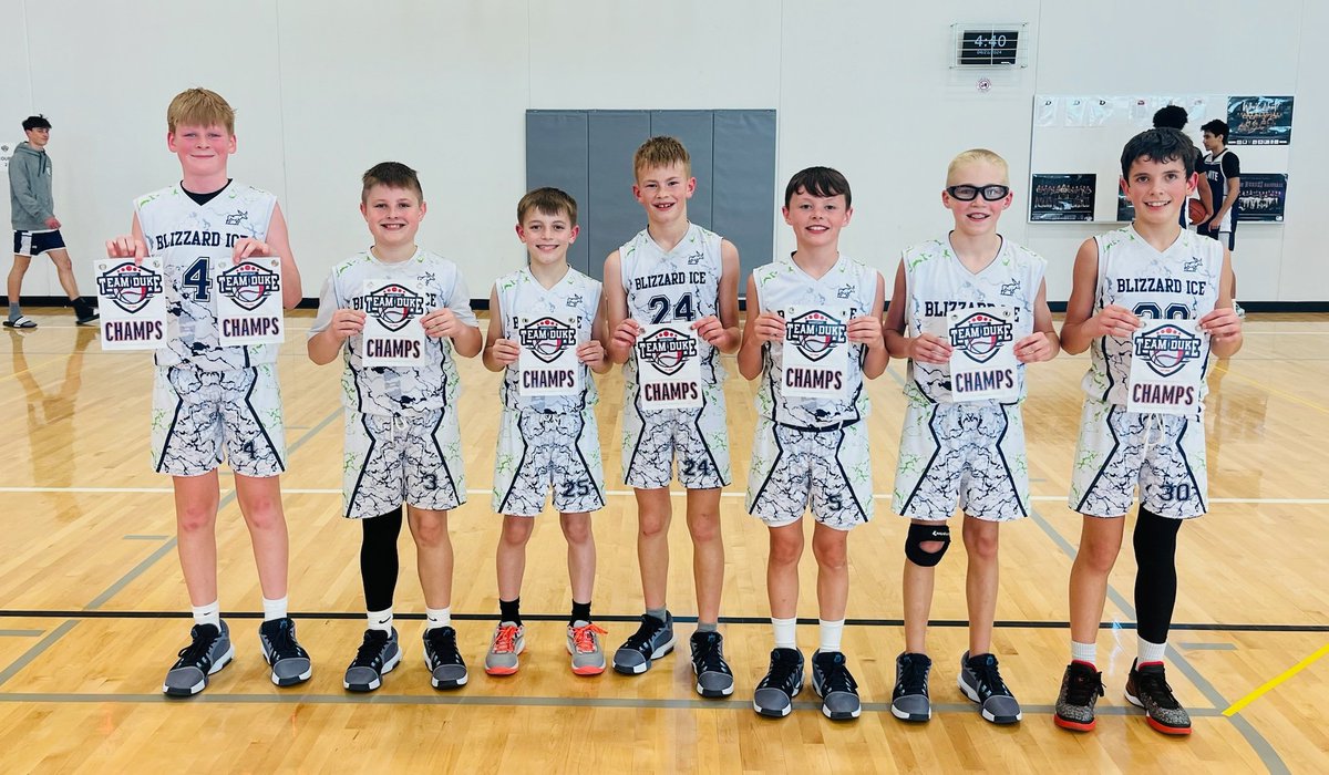Congratulations to Wisconsin Blizzard 11U Bowers Ice on winning the Team Duke Shootout in Waunakee. The boys won their 2nd straight championship and now are 11 and 1 on the season. #BLIZZFAM