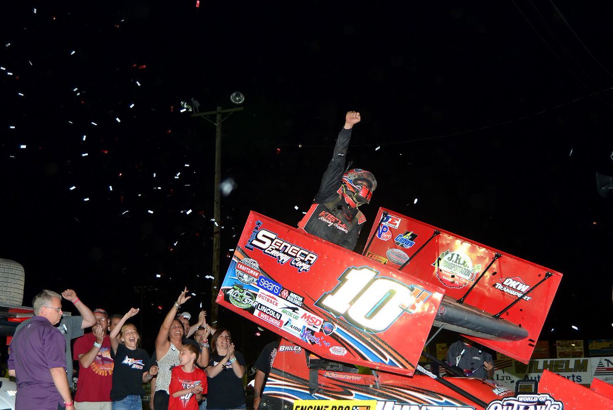 On June 3, 2016, Chad Kemenah took home the win during the last @WorldofOutlaws visit to Fremont Speedway. Who will take home the win this year during the Rick Ferkel Tribute on Monday, May 27th? Tickets: worldofoutlaws.com/schedule/event… 📷 @SprintCarNews