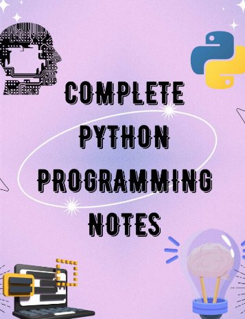 Python is one of the most popular languages to learn in 2024, used in Machine Learning, Data Science, and much more. Here are Python Complete Handwritten Notes📚🔥 All, FREE of cost! Simply: 1. Follow me (So I can DM) 2. Like & Repost 3. Comment 'Python' to receive copy.