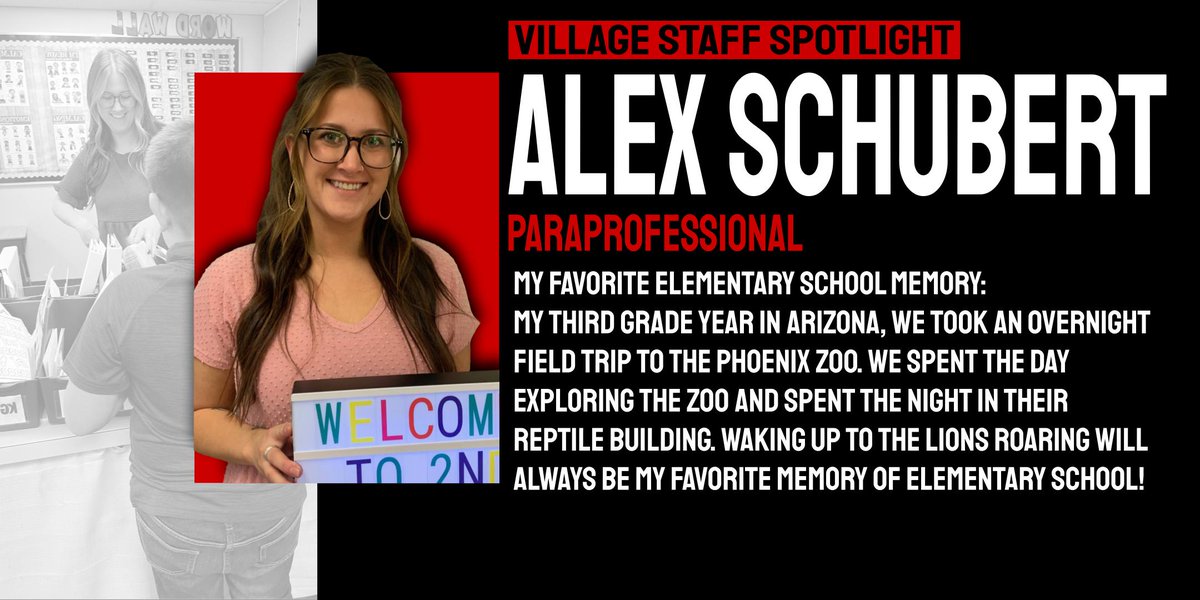 STAFF SPOTLIGHTS! Each week we are spotlighting staff members and asking them to share their favorite memories from either attending or teaching elementary school! If you see them around give them an extra 'Thank You' for all the work they do! #ItTakesAVillage #EmporiaProud