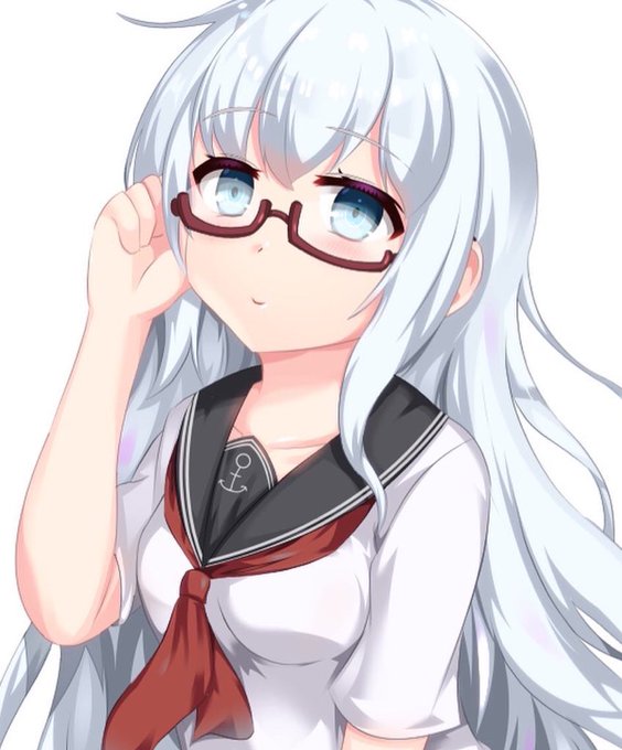 メガネヒビキ #艦これ 