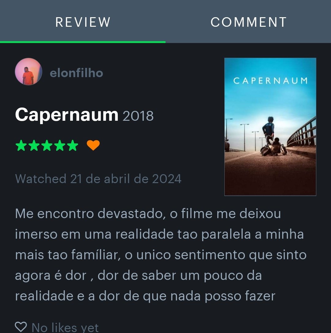 Capernaum e um daqueles filmes muito bons, mas que jamais ousarei ver dnv