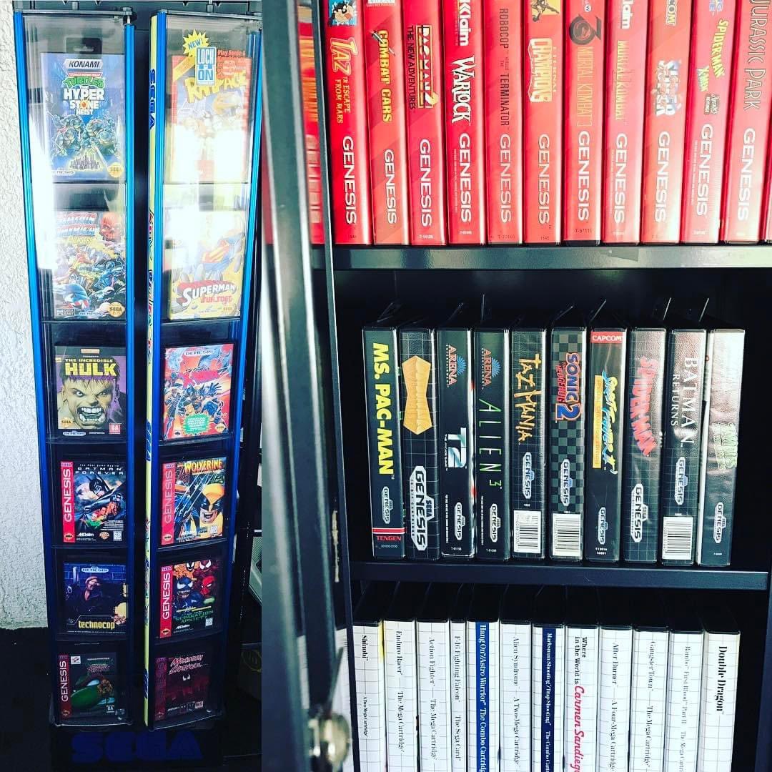 Throwback to 7 years ago when I started collecting displays. It’s been a crazy time! Here is my Sega Store Display. #sega #segadisplay #segagenesis #segamastersystem #segastoredisplay #storage #collection #videogames #retrocollect #gameroom #gamerahmer #retrogaming #throwback