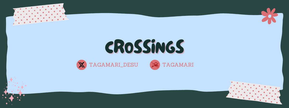 yoonminjoonfest's tweet photo. 💻Crossings
📥written by @tagamari_desu / tagamari on ao3
🔗https://t.co/calCAG373h https://t.co/z1PvettGdK