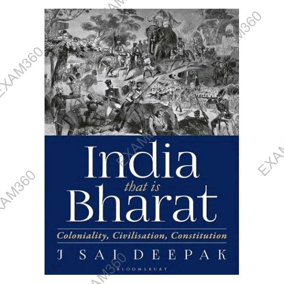 Dive into the rich tapestry of India's history and culture with 'India that is Bharat' by J Sai Deepak. 
This novel takes you on a captivating journey through the essence of Bharat, exploring its traditions, beliefs, and diversity. 
🇮🇳 #IndianLiterature #Bharat #MustRead #Exam360