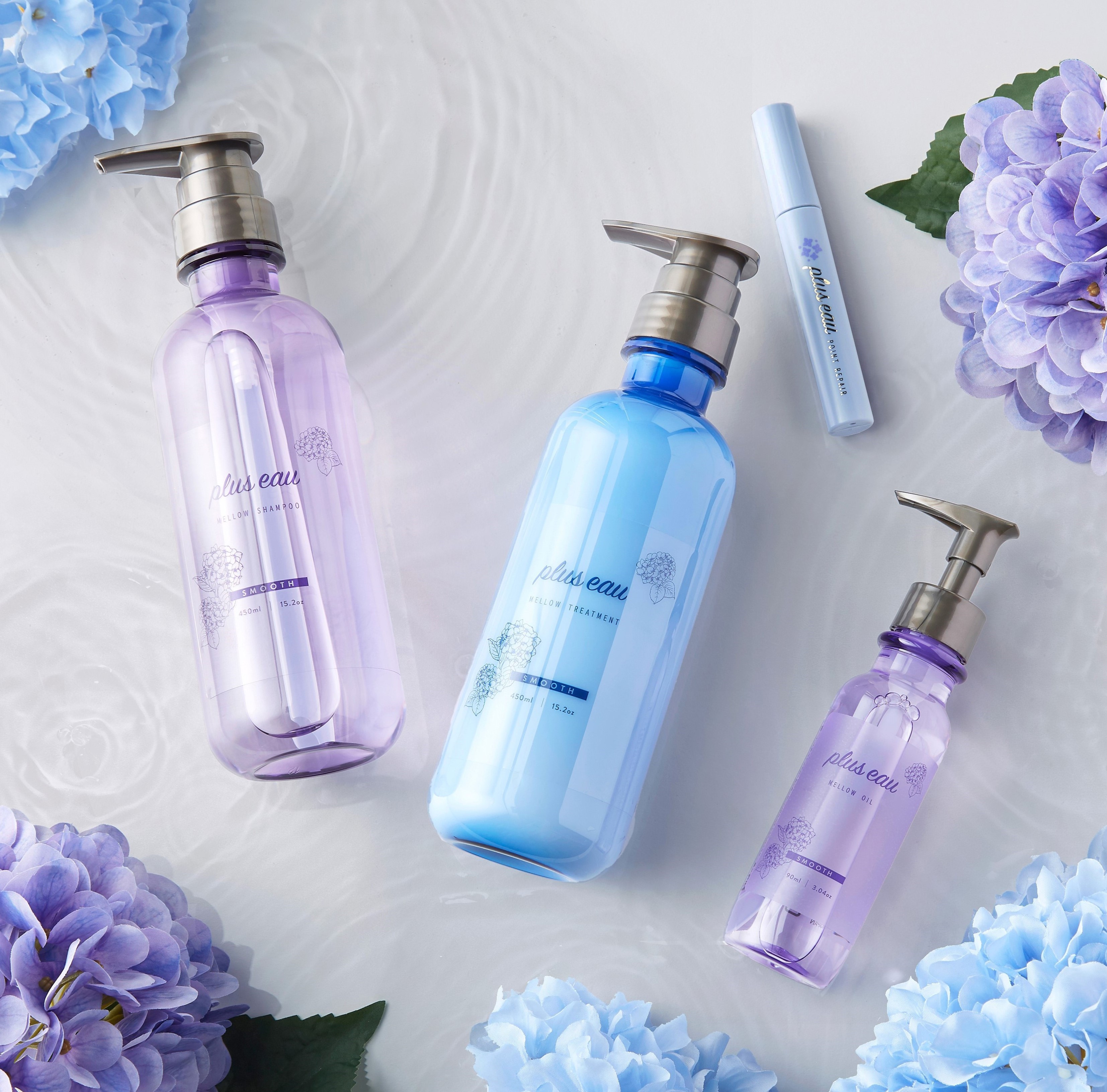 プリュスオーメロウシャンプー＆トリートメント アジサイの香り 公式
