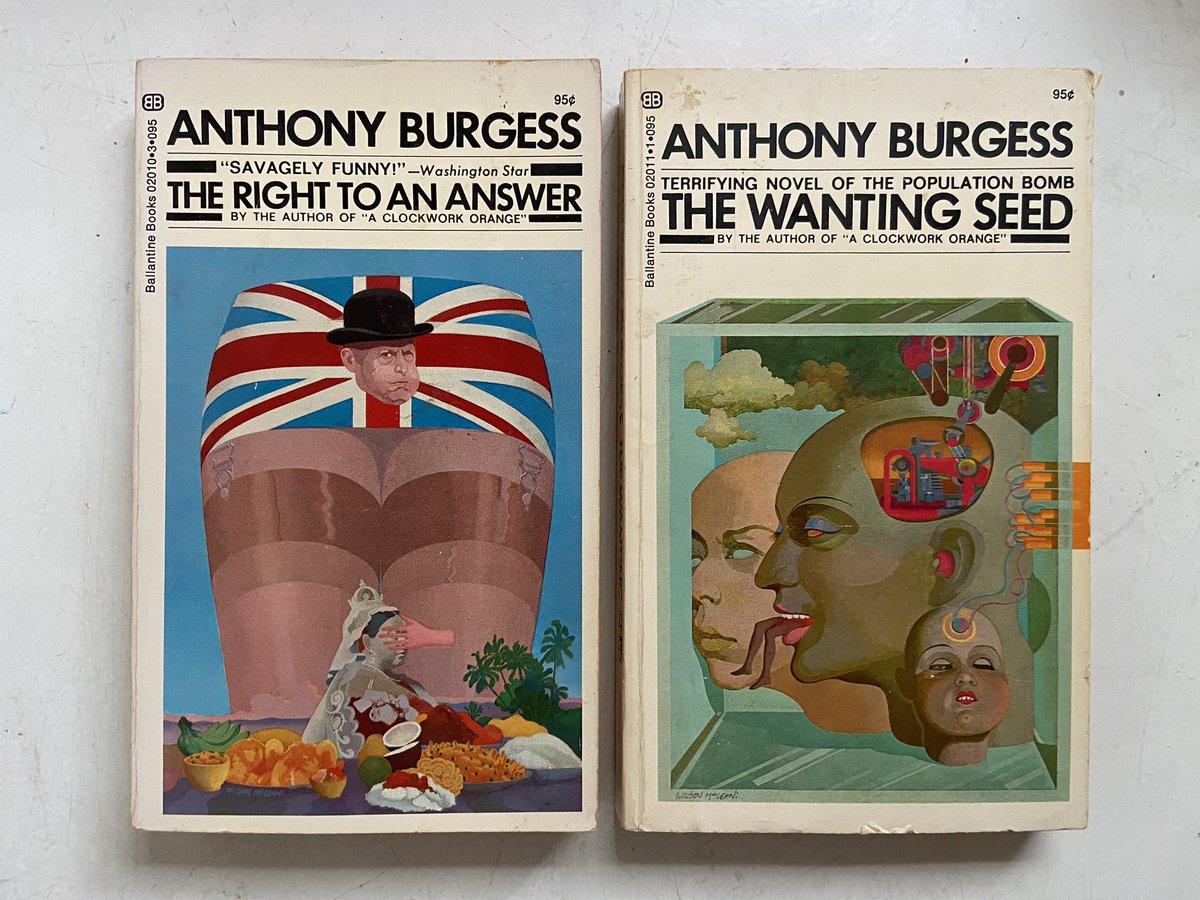Adding a few Anthony Burgess paperbacks to the collection.