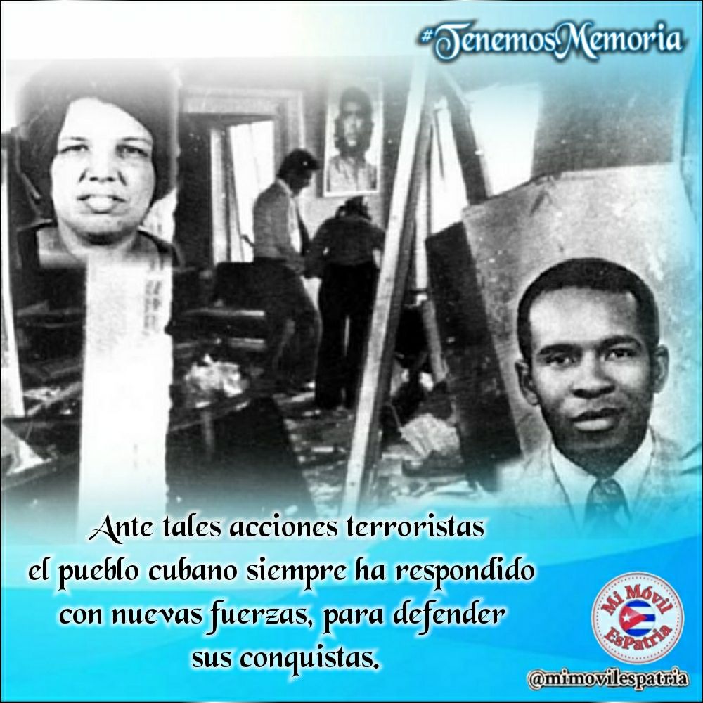 Al cumplirse 48 años del acto terrorista que cegó sus vidas, recordamos a los jóvenes diplomáticos Adriana Corcho Calleja y Efrén Monteagudo Rodríguez. #TenemosMemoria #NoAlTerrorismo #Cuba #CDRCuba