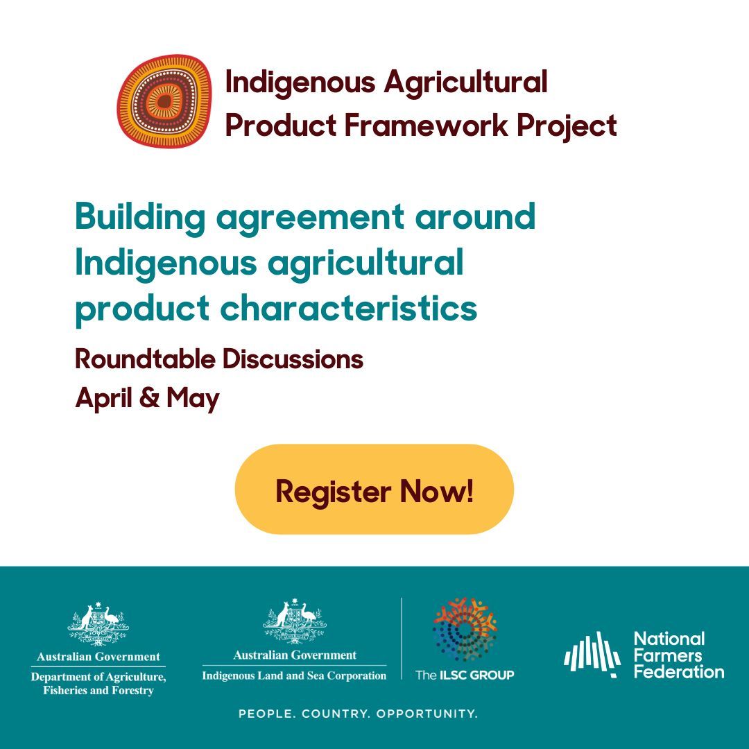 Don't miss out on your chance to shape the future of Indigenous agricultural products! We have four roundtables remaining in our series, and we want to hear from you. To secure your spot, visit: nff.org.au/programs/indig… #ausag #indigenous #firstnations #agriculture