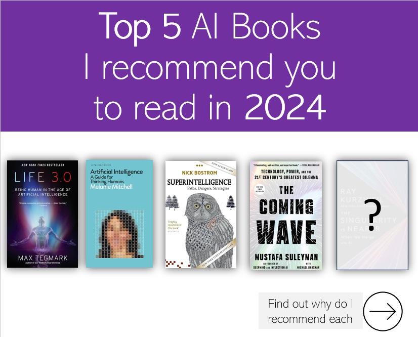 nuricankaya's tweet image. Top 5 AI Books I recommend you read in 2024... Be ready for the #1... linkedin.com/posts/nuricank… #AI #AIBook #AGI