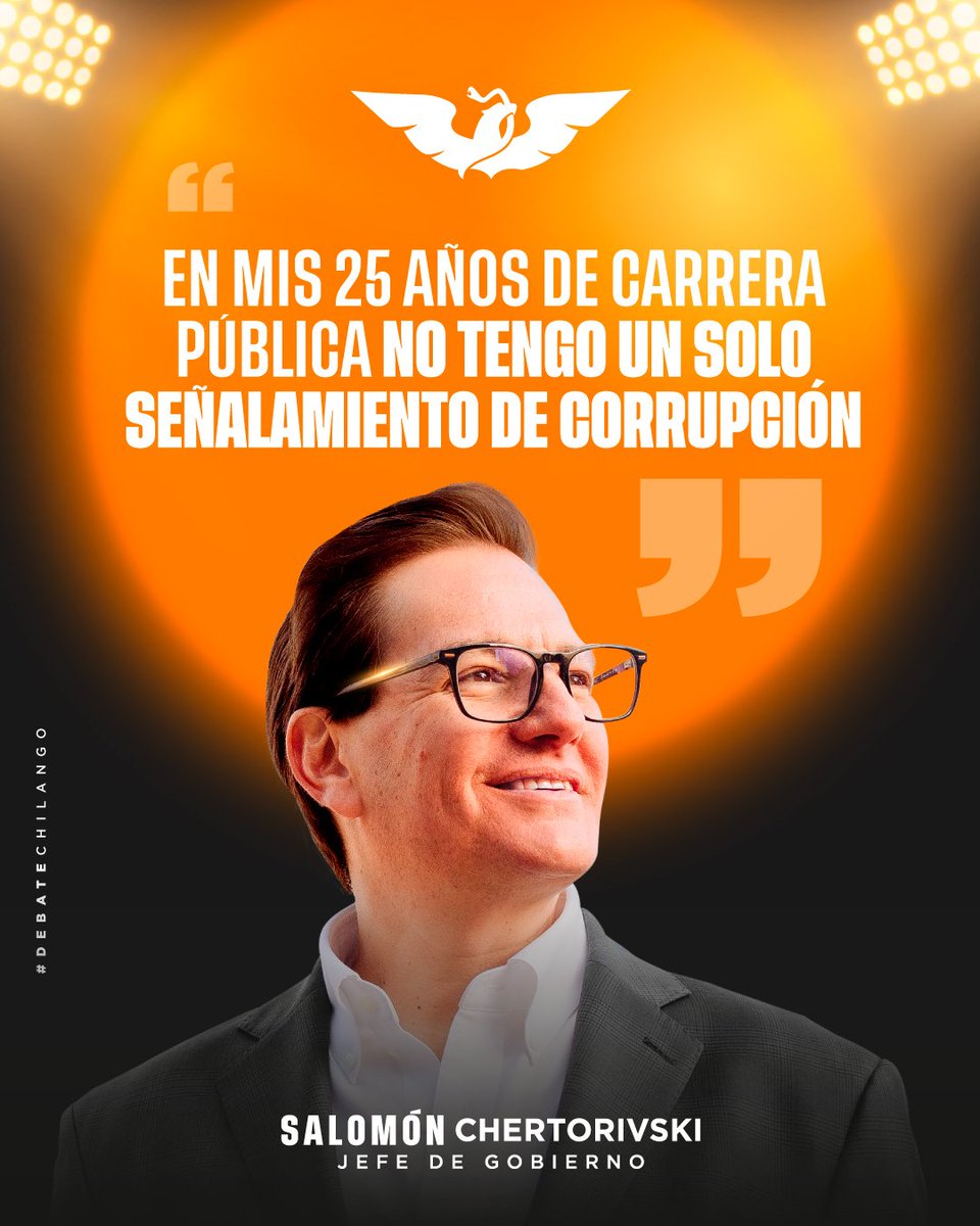 Este 2 de junio tienes la oportunidad de elegir, no por los corruptos, ni por los opacos, sino alguien honesto, íntegro. #DebateChilango #GobiernoInteligente