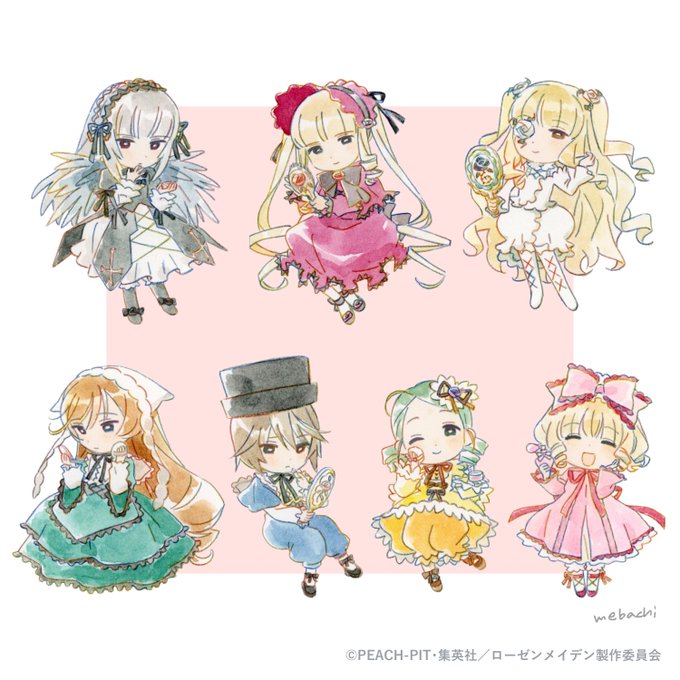 雛苺 ,真紅 ,蒼星石 ,水銀燈 ,翠星石 「【お知らせ】『ローゼン