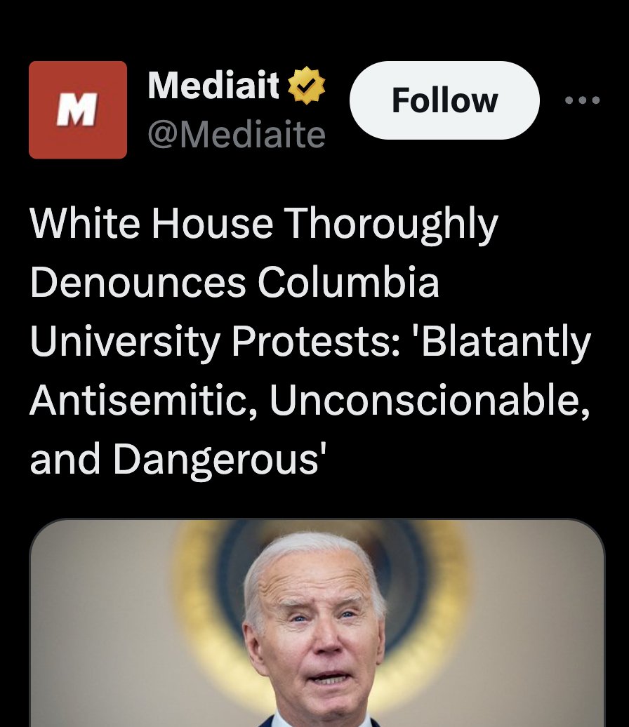 Co-opting 2020's wave of progressive activism and political engagement literally saved Biden's campaign. Slandering and antagonizing 2024's wave of progressive activism isn't just morally reprehensible, it's incredibly stupid political strategy, too.