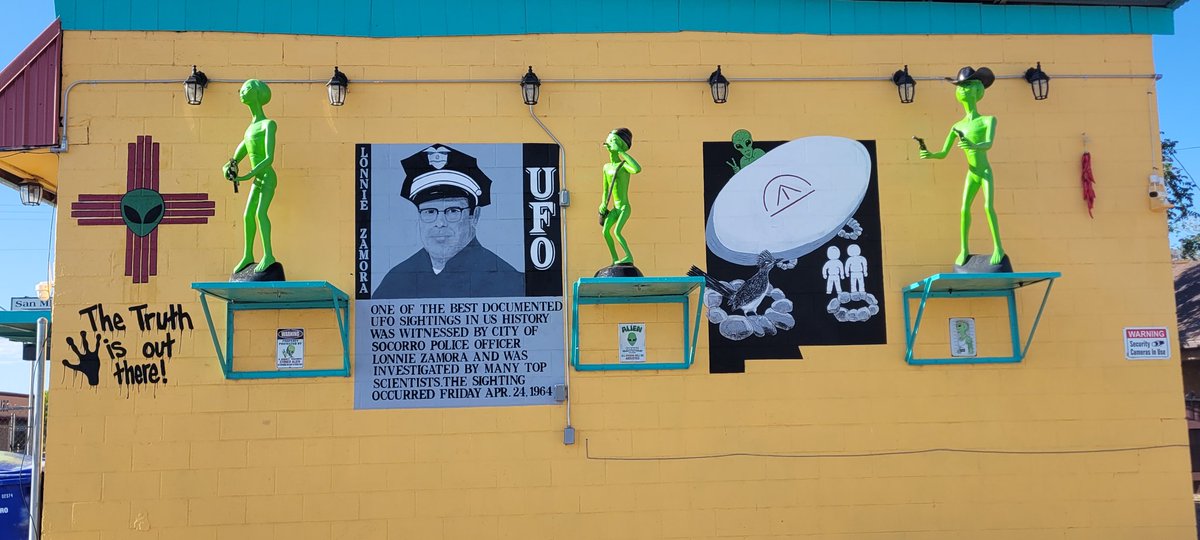 UFO Lore, Socorro version. #NewMexico #aliens #roadtrip #daytrip