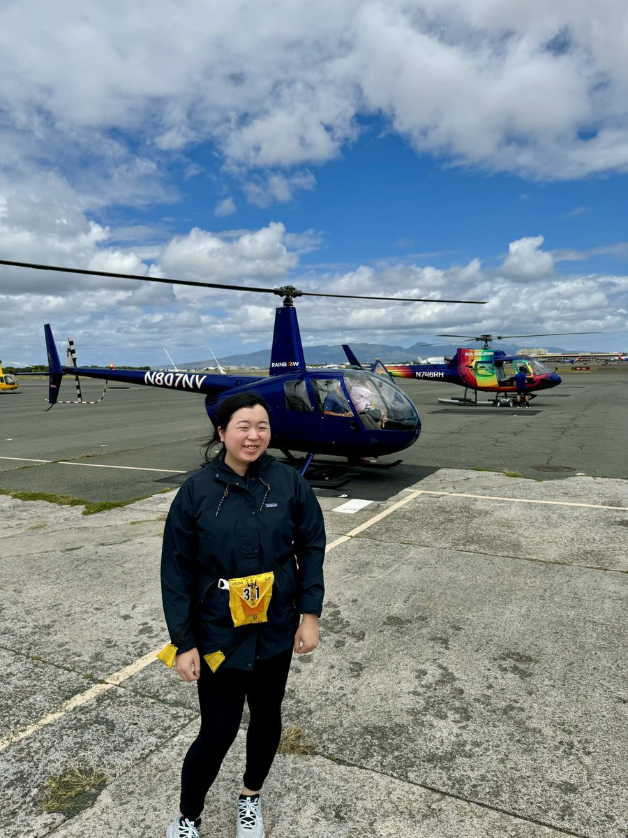 in helicopter flying around o‘ahu, hawai‘i 🚁🏝️