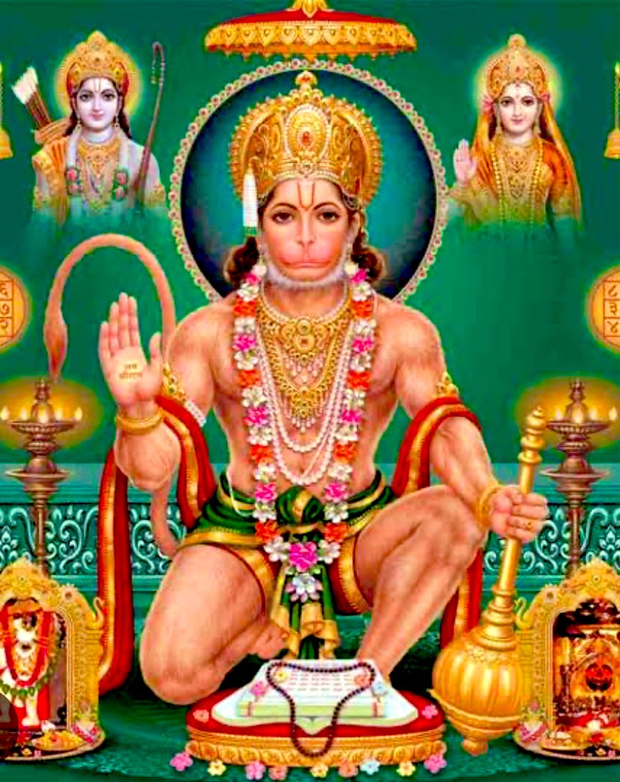 Jai Shri Ram ♥️💐Hanuman jayanti Tomorrow ,a very auspicious day to seek his blessings. You can try one of these remedies to please him. 1)Hanuman ji loves Sindoor. Offer him sindoor with Chameli flowers/ jasmine oil/jasmine itra ( natural perfume)