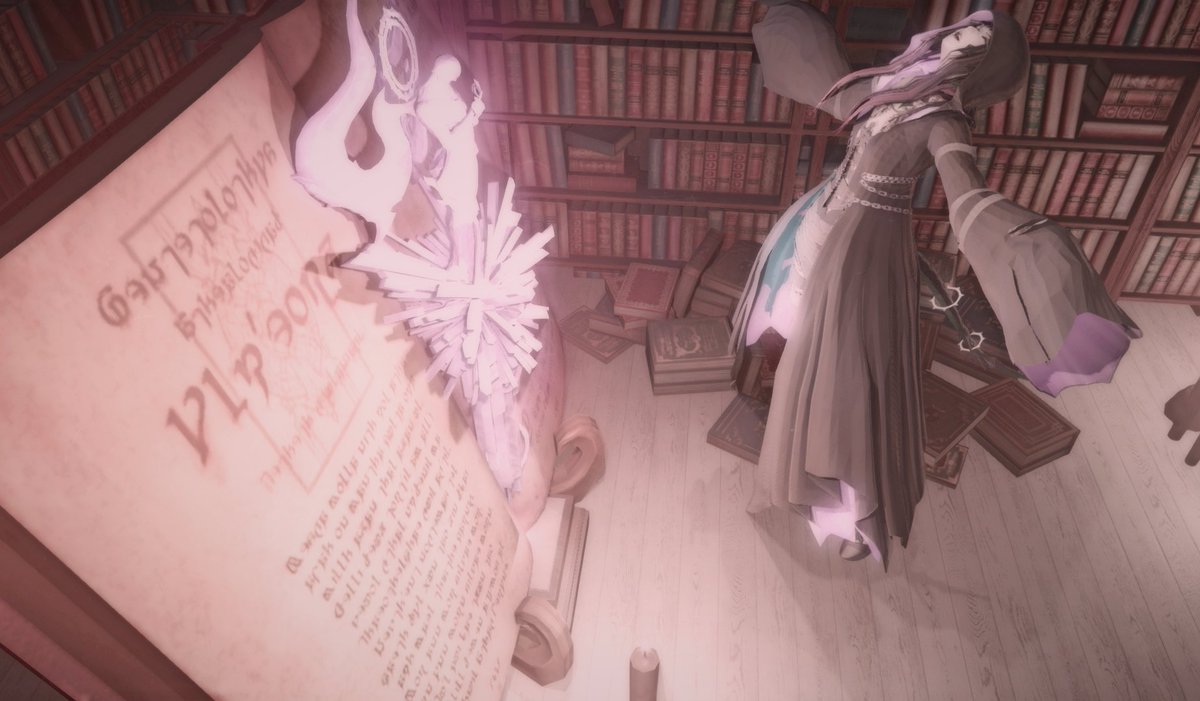 AigleFess's tweet photo. I'm not summoning demons! I swear! I'm just reading!

#ffxivaura #ffxivgposers #gposers #EorzeaPhotos #85club https://t.co/mwJdnJCxFX