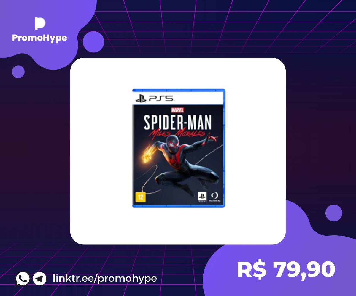 [Amazon] Jogo Marvel's Spider-Man: Miles Morales - PS5

🔥 R$ 79,90

👉 promohype.com.br/d/12917

🚚 Frete Grátis
📱 Promoção no App da Loja